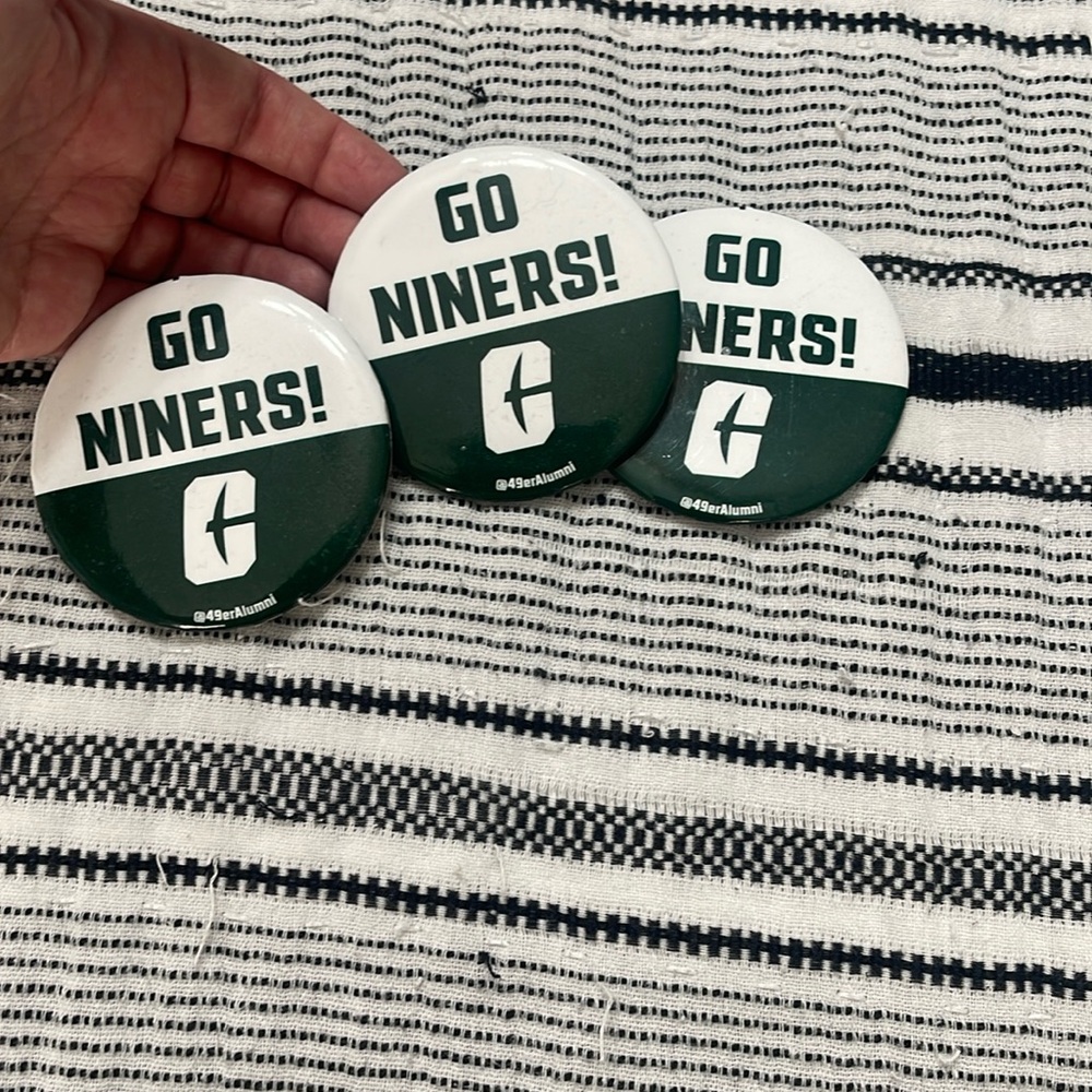 UNC Charlotte buttons